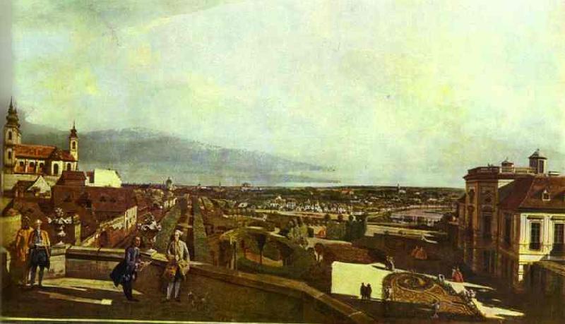 Bernardo Bellotto Kaunitz Palace and Park in Vienne